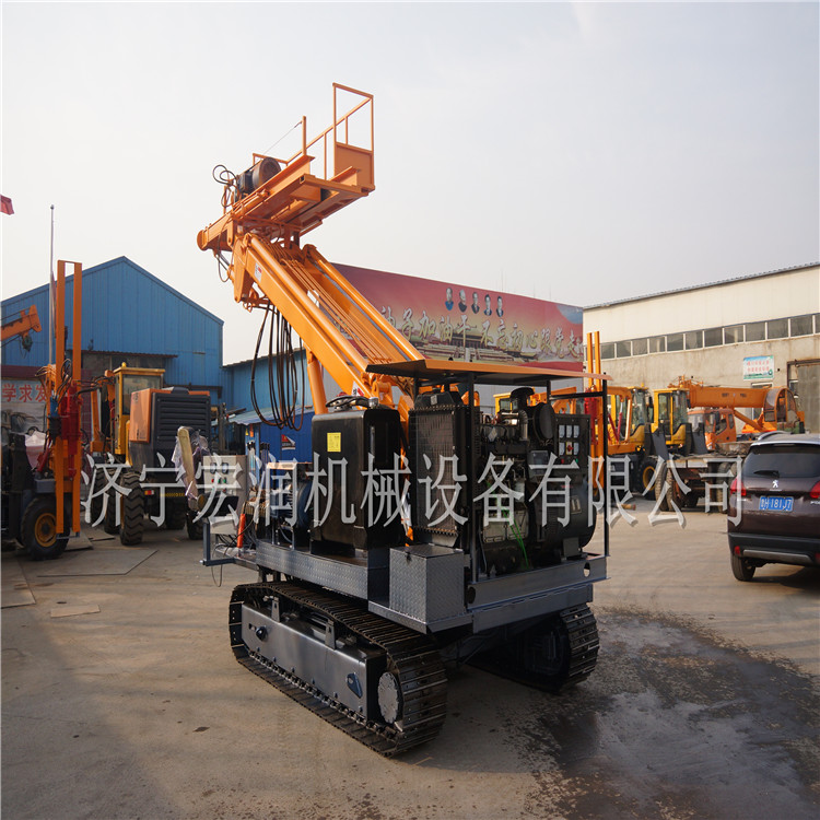 熱銷履帶護(hù)坡錨固鉆機(jī) 7米液壓鉆機(jī)，邊坡錨固鉆機(jī)