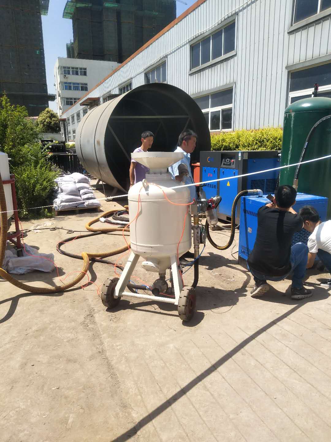 除銹噴砂設備